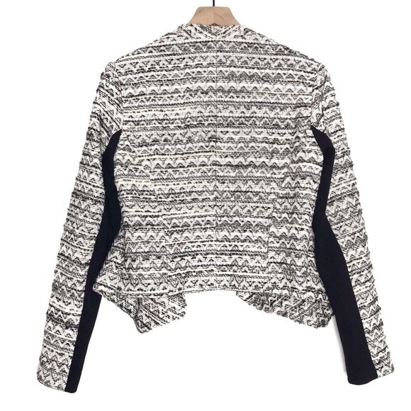 NELL COUTURE Knit Weaved Open Cardigan Blazer 8 - Picture 2 of 8